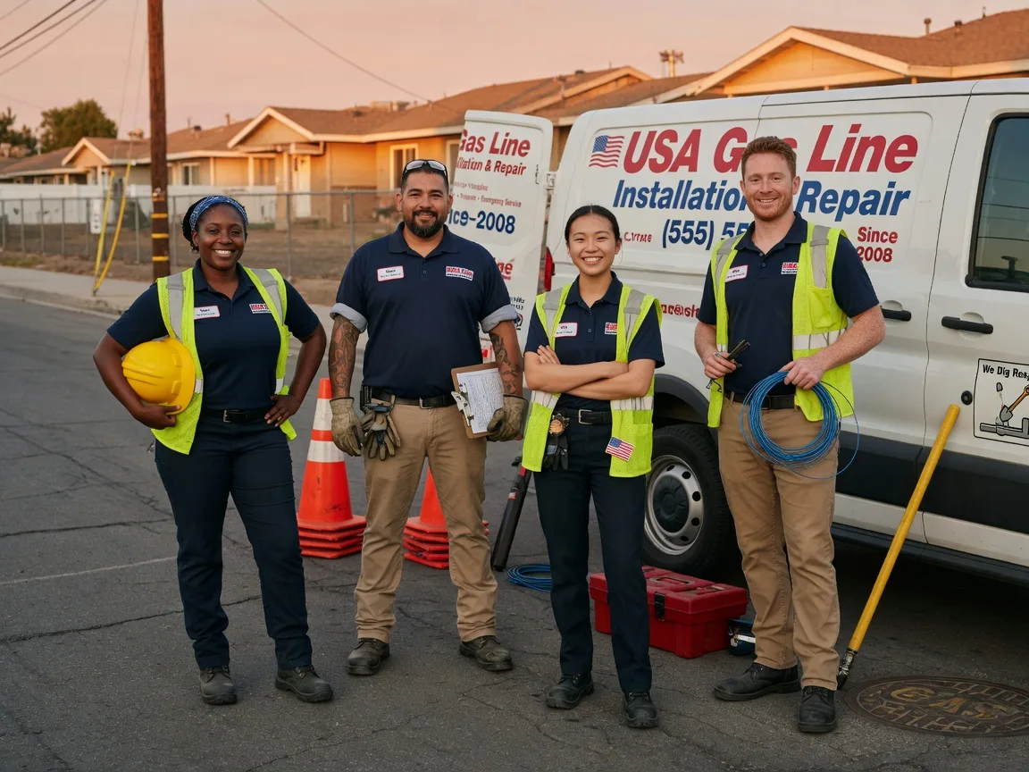 Gas Line Installation company in Badger, IA